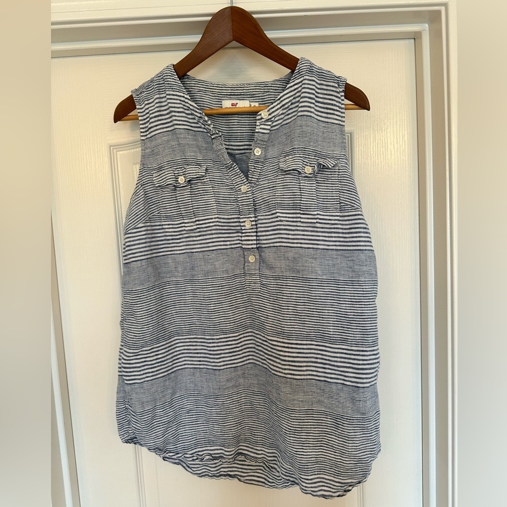 Vineyard Vines Linen Tank Top